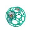 Oball Igrača RATTLE 10 cm temno turkizna 0m+