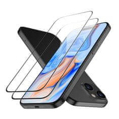 ESR Screen Protector 2x zaščitno steklo za iPhone 15, črna