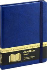nb grafo Notes A6 črte trde platnice, 96 listov, z elastiko, 0345.07, Acapulco moder