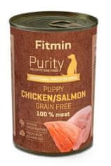 Fitmin dog Purity pločevinasti konjički. Puppy Salmon&Chicken 400g